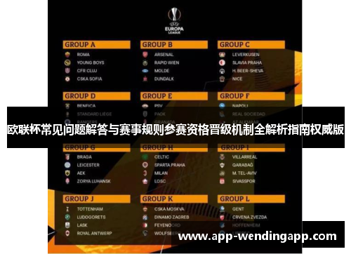 欧联杯常见问题解答与赛事规则参赛资格晋级机制全解析指南权威版